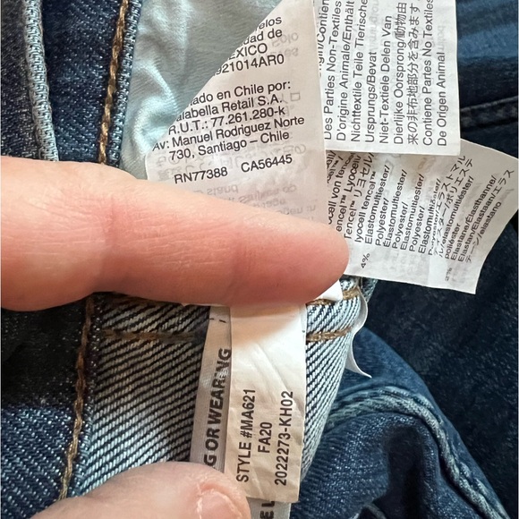 MADEWELL 10” HIGH RISE SKINNY JEANS SIZE 27T MA621 WENDOVER WASH - Picture 10 of 10